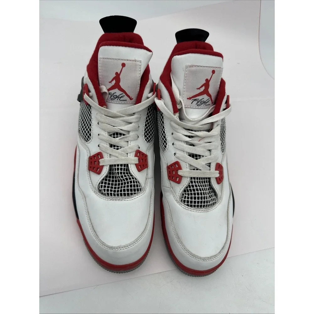 Men's Nike Air Jordan 4 Retro Fire Red Jordan Sz. 12 EUC 13603-161